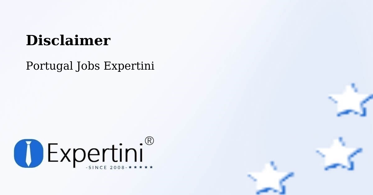 Disclaimer – Lobão - Portugal Jobs Expertini
